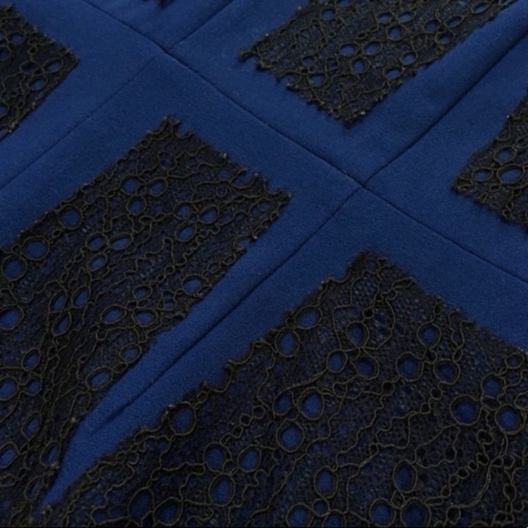 BCBGMaxAzria NWT lace color block sheath dress *shop@iamwarrior - Picture 8 of 11